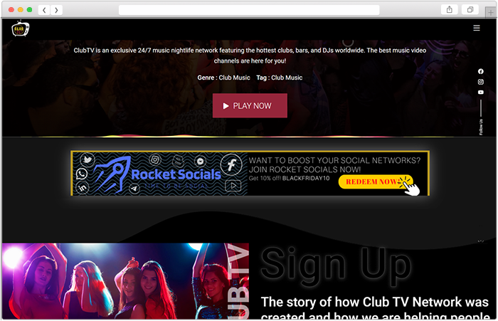 Club TV Adds